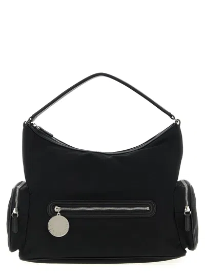 Stella Mccartney Womens Ultra Black Dartmoor Patent Vegan Leather Shoulder Bag
