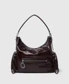 Stella Mccartney Dartmoor Shoulder Bag In Burgundy
