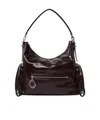 Stella Mccartney Dartmoor Shoulder Bag In Burgundy