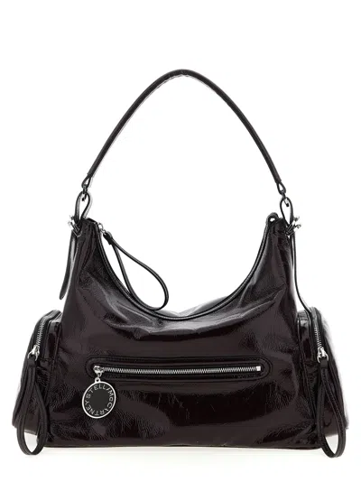 Stella Mccartney Dartmoor Shoulder Bag In Burgundy