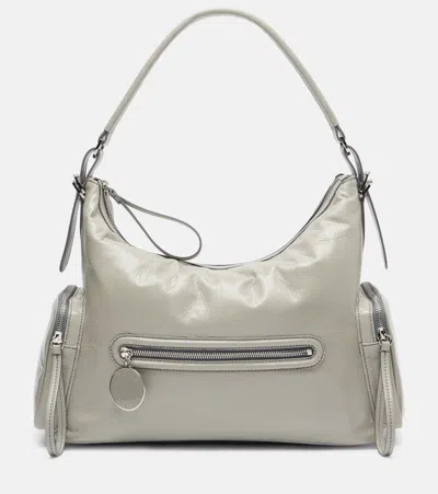 Stella Mccartney Dartmoor Shoulder Bag In Gray