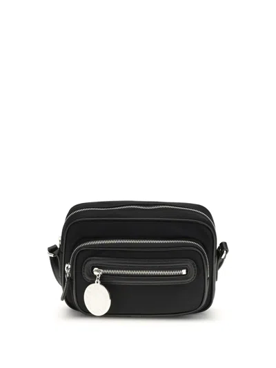 Stella Mccartney Dartmoor Econyl Crossbody Camera Bag In Black