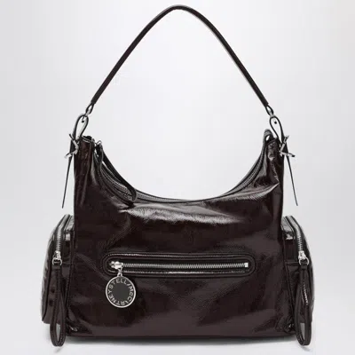 Stella Mccartney Dartmoor Shoulder Bag In Eggplant Color In Red