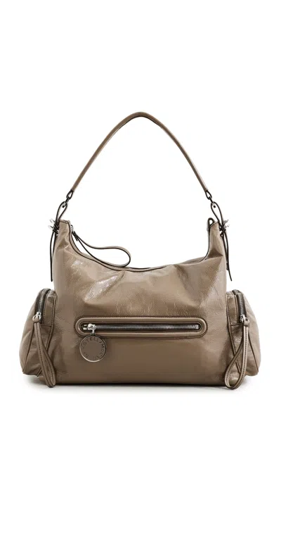 Stella Mccartney Dartmoor Shoulder Bag Taupe In Brown