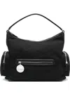 Stella Mccartney Womens Ultra Black Dartmoor Patent Vegan Leather Shoulder Bag In Black