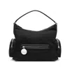 Stella Mccartney Womens Ultra Black Dartmoor Patent Vegan Leather Shoulder Bag In Black