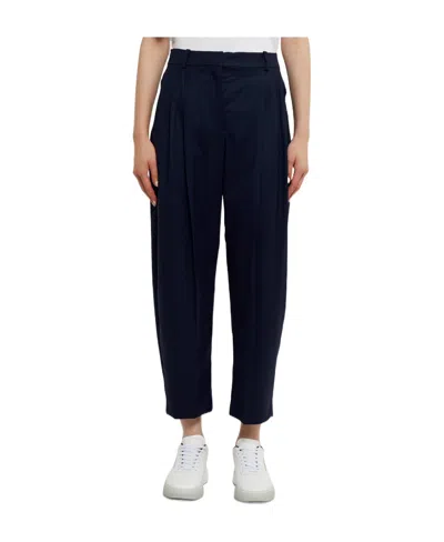 Stella Mccartney Dawson Pleated Trousers In Black