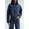 Stella Mccartney Corduroy And Denim Jacket In 4480 - Vintage Dark