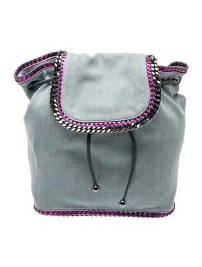 Pre-owned Stella Mccartney Denim Bucket Bag In Blue