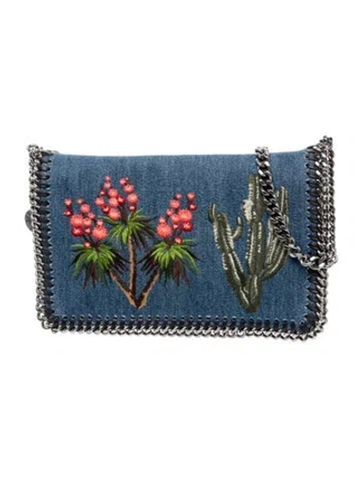 Pre-owned Stella Mccartney Denim Clutch In Blue