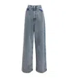 Stella Mccartney Denim Embellished Hotfix Jeans In Blue