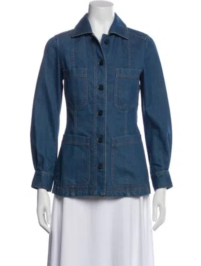 Pre-owned Stella Mccartney Denim Jacket In Blue