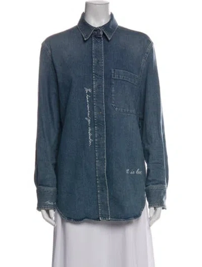 Pre-owned Stella Mccartney Denim Jacket In Blue
