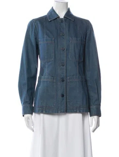Pre-owned Stella Mccartney Denim Jacket In Blue