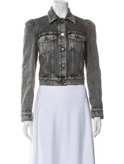 Pre-owned Stella Mccartney Denim Jacket In Gray