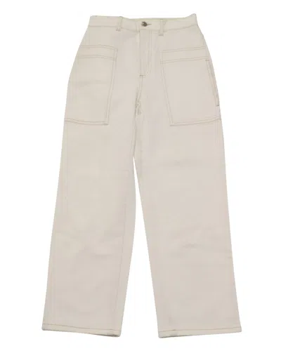 Stella Mccartney Denim Jeans In White Cotton