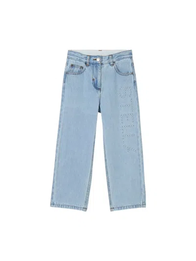 Stella Mccartney Denim Pants In Blue