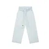 Stella Mccartney Cotton Cargo Cargo Pants In Blue
