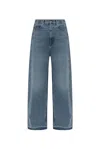Stella Mccartney Denim Ride-leg Jeans In Blue