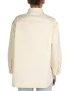 Stella Mccartney Denim Shirt Jacket In Yellow