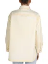 Stella Mccartney Denim Shirt Jacket In Yellow