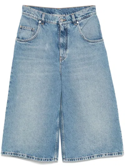 Stella Mccartney Denim Shorts In Blue