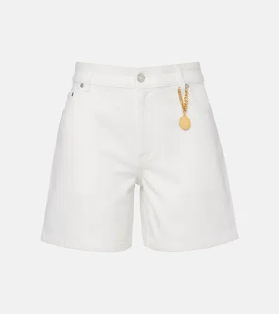 Stella Mccartney Denim Shorts In White