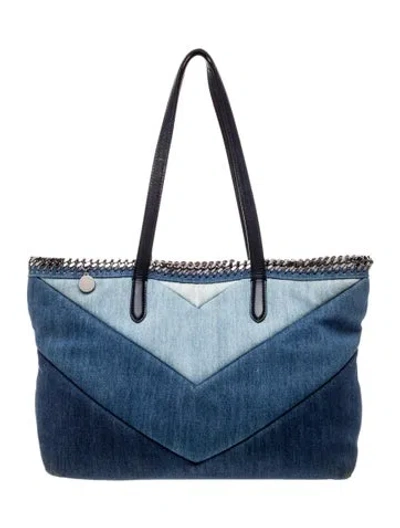 Pre-owned Stella Mccartney Denim Shoulder Bag In Blue
