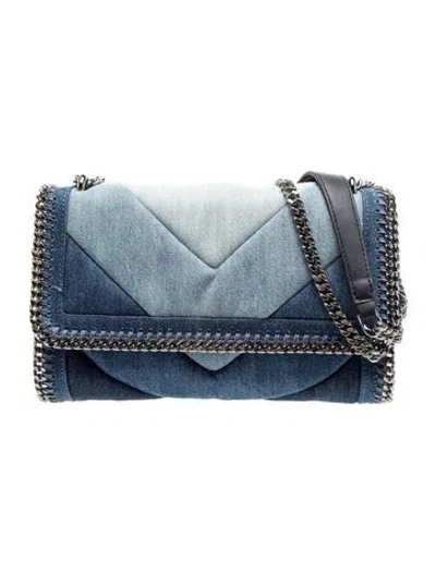 Pre-owned Stella Mccartney Denim Shoulder Bag In Blue