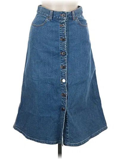 Pre-owned Stella Mccartney Denim Skirt In Blue