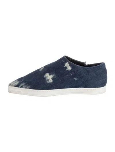 Pre-owned Stella Mccartney Denim Tie-dye Print Sneakers In Blue