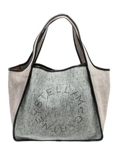 Pre-owned Stella Mccartney Denim Tote In Blue