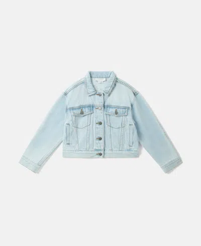 Stella Mccartney Denim Trucker Jacket In Blue