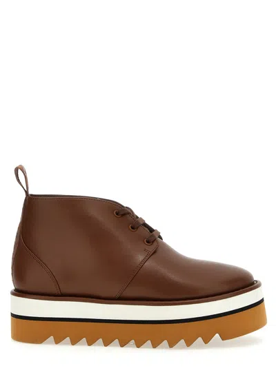 Stella Mccartney 'desert Sneak-elyse' Ankle Boots In Brown