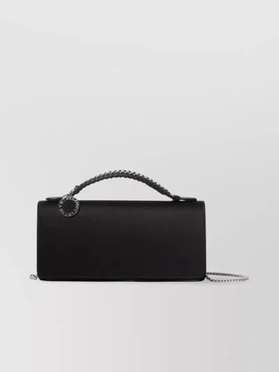 Stella Mccartney Diamond Chain Eco Satin Clutch Bag
