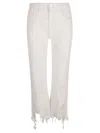 Stella Mccartney Distressed Straight-leg Jeans In White