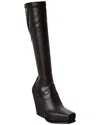 Stella Mccartney Cowboy Stretch Knee-high Boot In Black