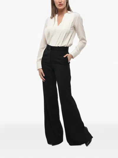 Stella Mccartney Dolce Wool Palazzo Trousers In Black