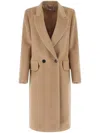 Stella Mccartney Sophisticated Wool Coat With Notch Lapels In Neutrals