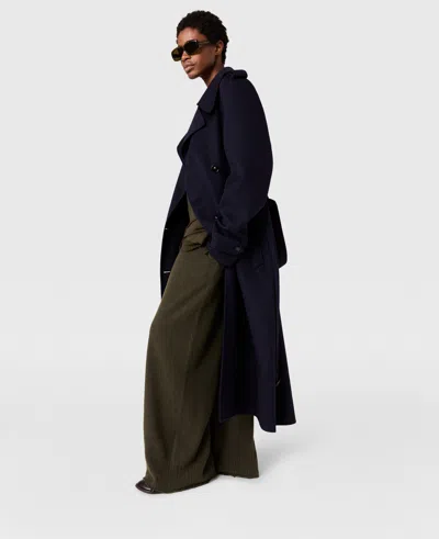 Stella Mccartney Double-breasted Belted Trench Coat