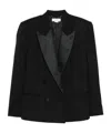 Stella Mccartney Double-breasted Blazer In Black