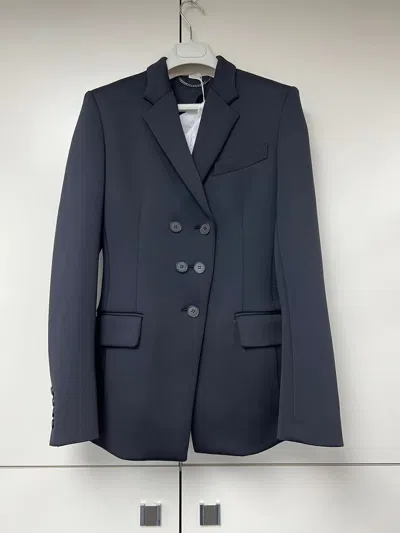 Stella Mccartney Double-breasted Blazer In Black