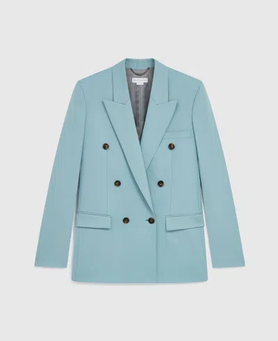 Stella Mccartney Double-breasted Blazer In Blue
