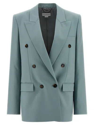 Stella Mccartney Double-breasted Blazer In Blue