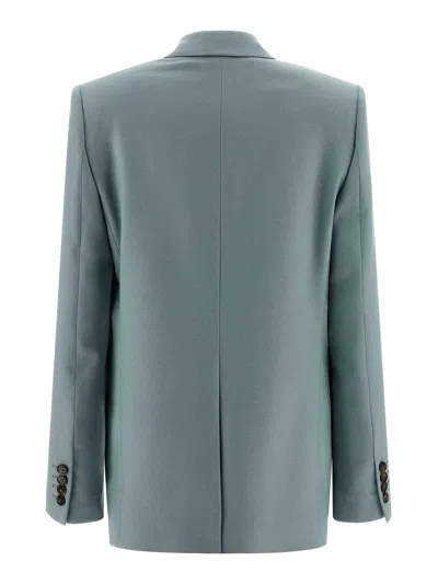 Stella Mccartney Double-breasted Blazer In Blue