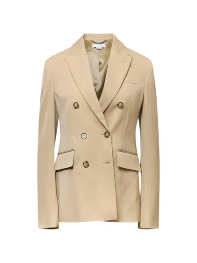 Stella Mccartney Double-breasted Blazer In Brown