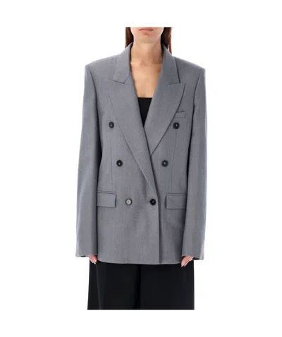 Stella Mccartney Double-breasted Blazer In Black