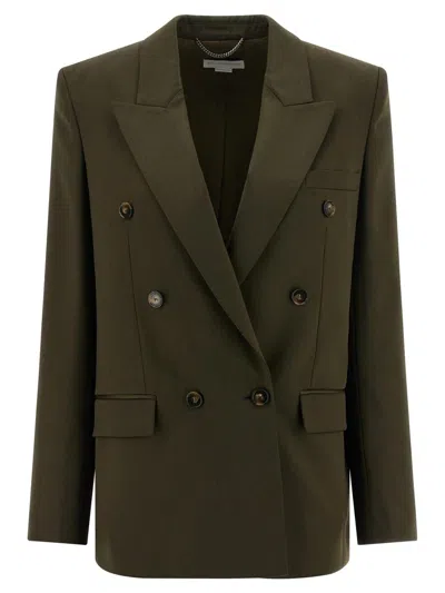 Stella Mccartney Double-breasted Blazer Blazers Green