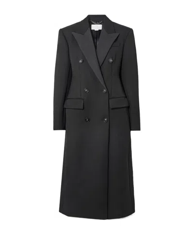 Stella Mccartney Double-breasted Coat In Black