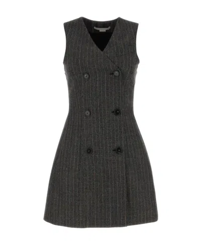 Stella Mccartney Double-breasted Dress In Black